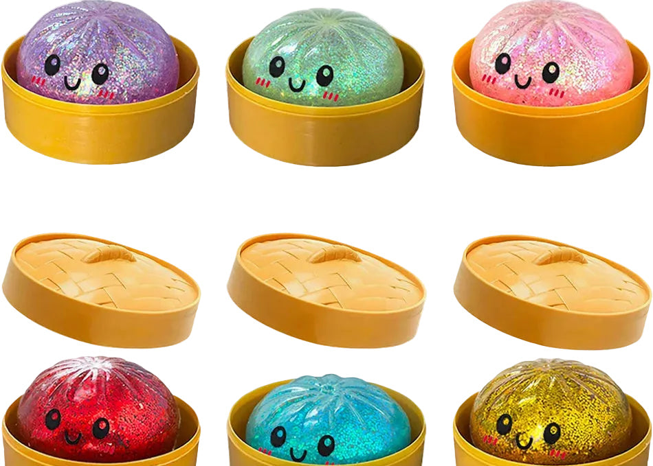 Glittery Stress Relief Dumplings